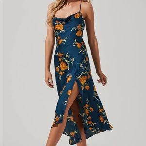ASTR the Label Gaia Floral MIDI Dress